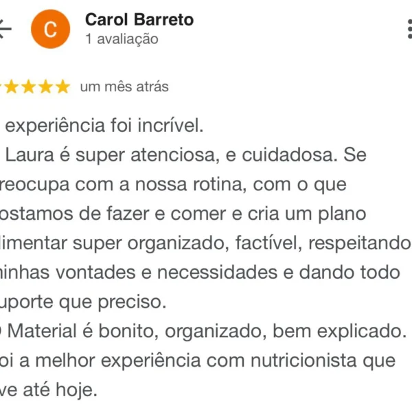 Nutricionista Laura Nazari