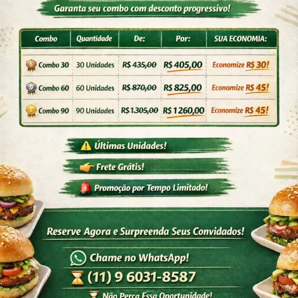 Healthy Burguer — Hambúrguer Vegano, Vegetariano e Funcional